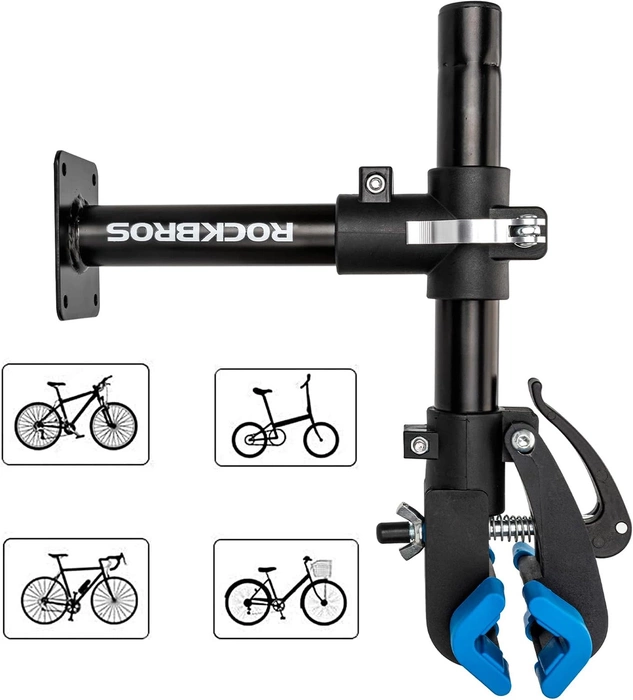 Rockbros 27210002001 Service Stand with Quick Releases for Bicycles - Black