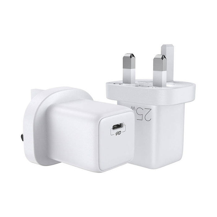 Joyroom quick charger USB Type C 25W 3A UK plug white (L-P251)