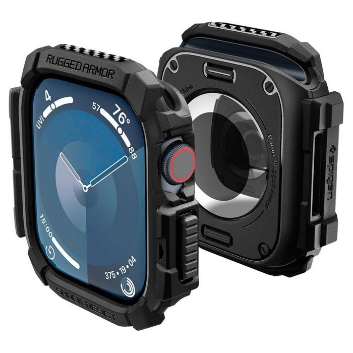 SPIGEN RUGGED ARMOR APPLE WATCH 10 (42 MM) MATT SCHWARZ