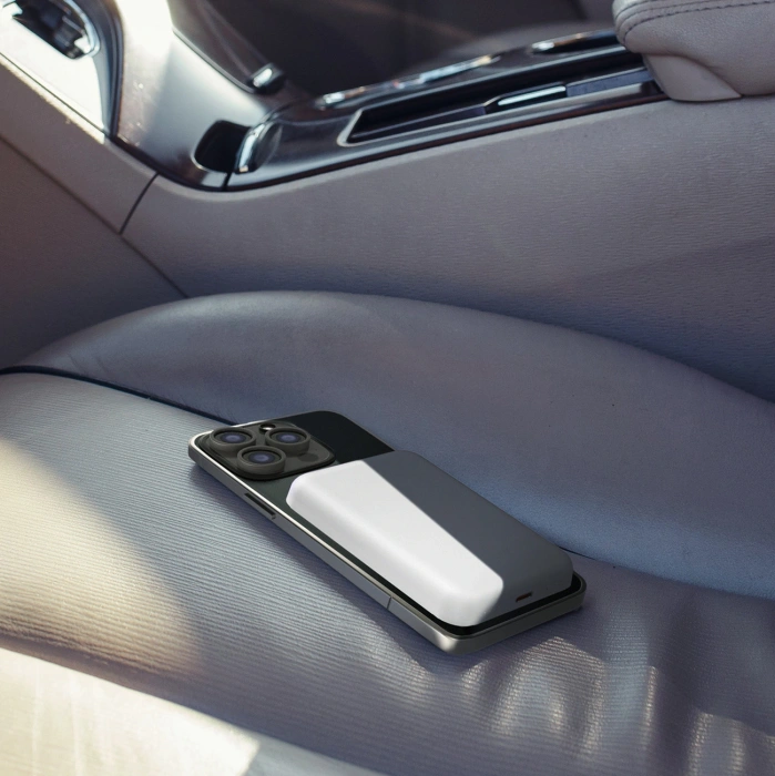 Powerbank magnetyczny Wozinsky WRW349YWS 10000 mAh - biały