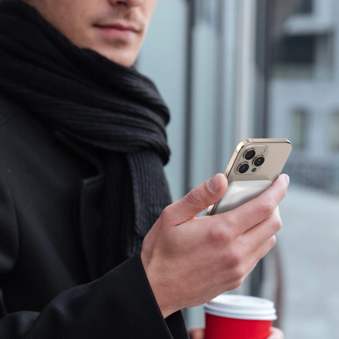 Powerbank Dudao K26 10000mAh 20W USB-A / USB-C / MagSafe - biały