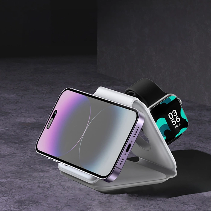 Dudao A11N 15W 3in1 inductive charger - white