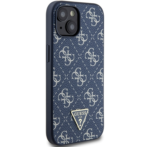 Etui Guess GUHCP15MPG4GPB iPhone 15 Plus / 14 Plus 6.7" niebieski/blue hardcase 4G Triangle Metal Logo Case
