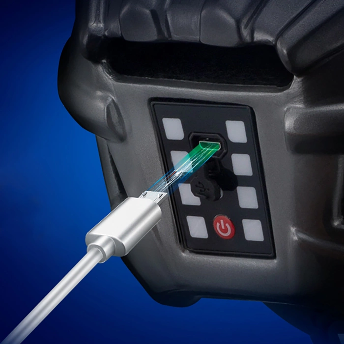 Rockbros Bike Helmet with Built-in Light - Pink