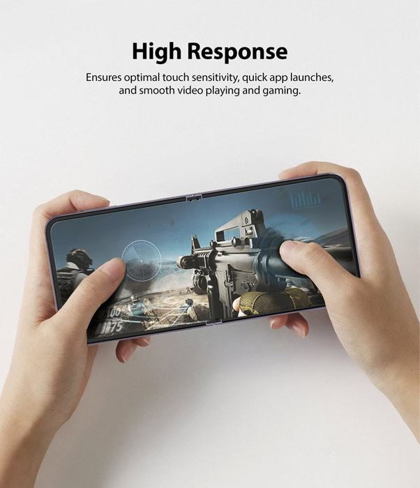 Ringke 2 Stück Displayschutzfolie für Samsung Galaxy Z Flip 3 Displayschutzfolie (S19P043)