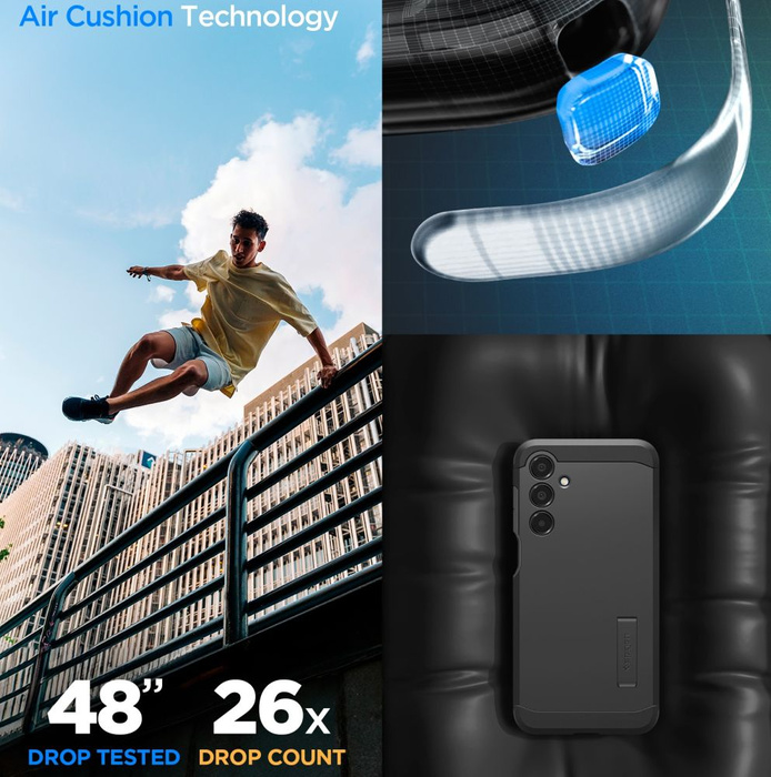 Coque Spigen Tough Armor GALAXY A16 4G / 5G NOIR