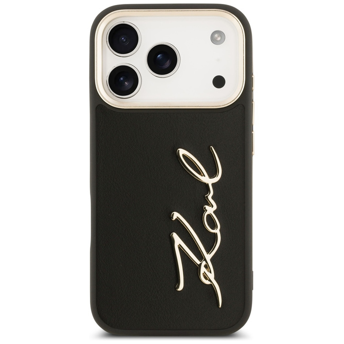 Etui Karl Lagerfeld Karl Script Logo do  iPhone 17 Pro czarny