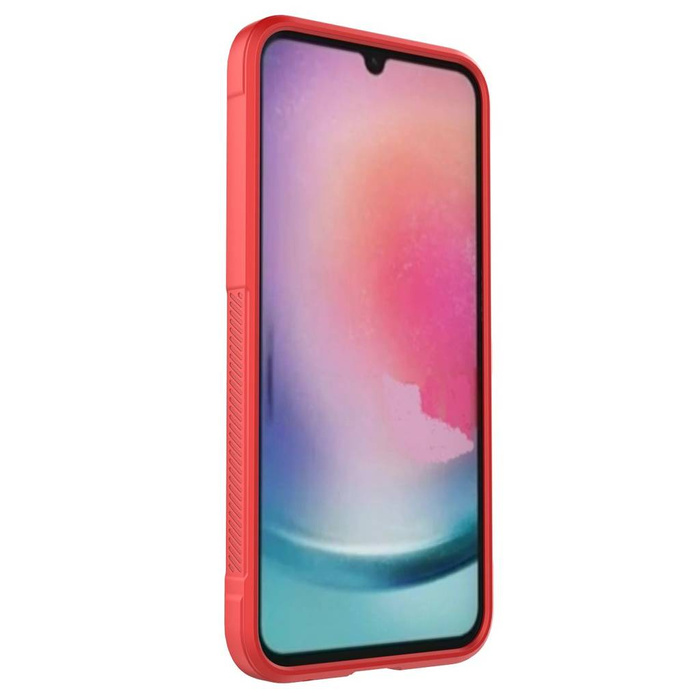 Funda Magic Shield para Samsung Galaxy A24 4G funda blindada flexible roja