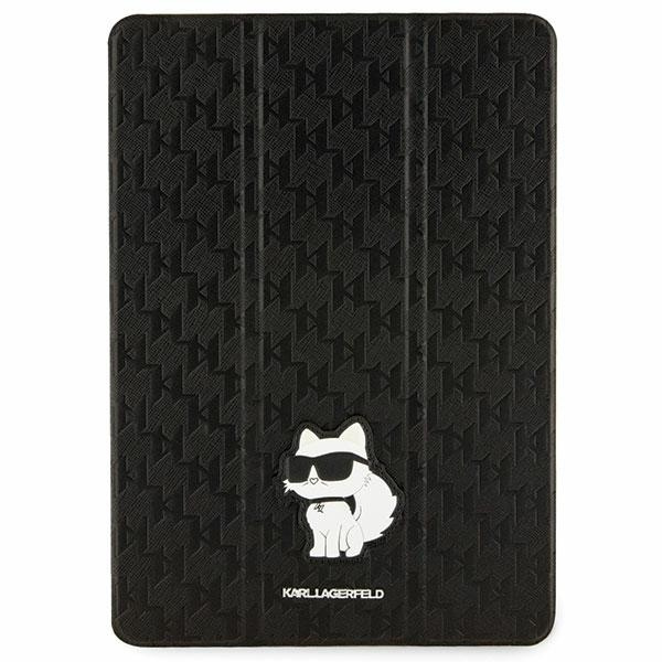 Karl Lagerfeld KLFC10SAKHPCK iPad 10.2" Folio Folio Magnet Allover Cover noir/noir Saffiano Monogram Choupette