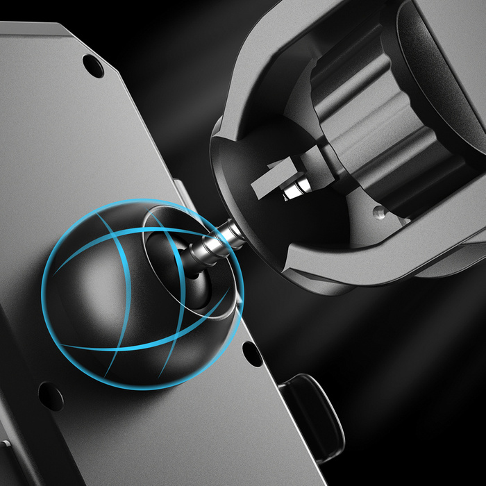 Support téléphone vélo / moto Dudao F7C - noir