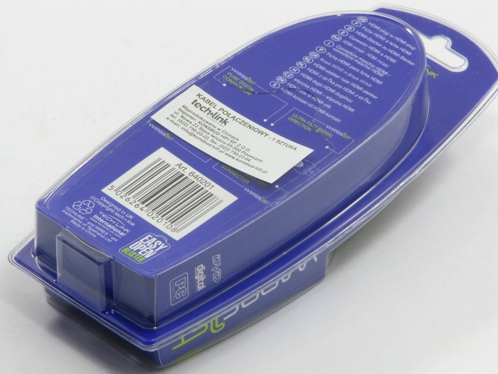 Kábel Tech+Link HDMI-HDMI 640201 Series Wires1st 1M