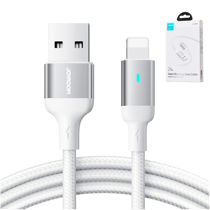 Joyroom Kabel USB - Lightning 2.4A A10 Serie 2 m weiß (S-UL012A10)