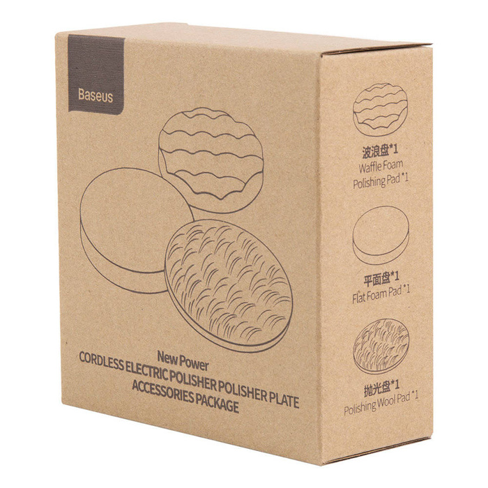Baseus set di accessori per lucidatrice wireless CRDLQ-B01 3 pezzi (CRDLQ-C01)