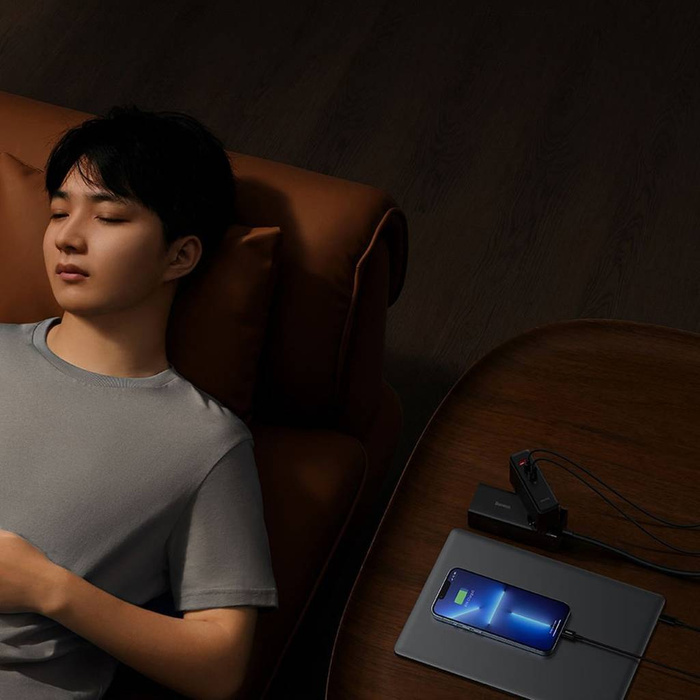 Cargador rápido Baseus GaN5 Pro 2xUSB-C + USB 140W EU blanco (CCGP100202)