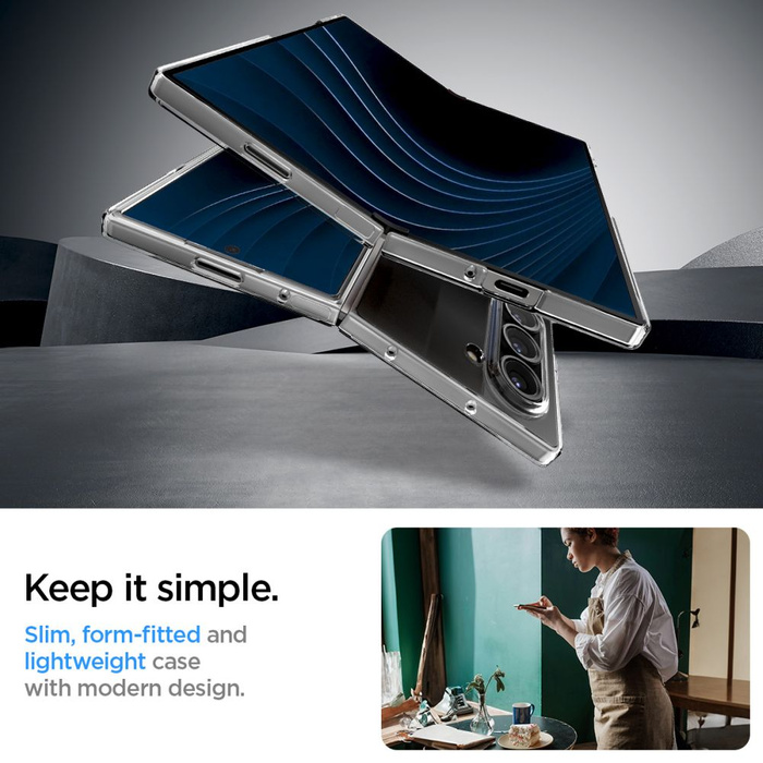 Spigen Z Fold AIRSKIN GALAXY 6 KRISTALLKLAR