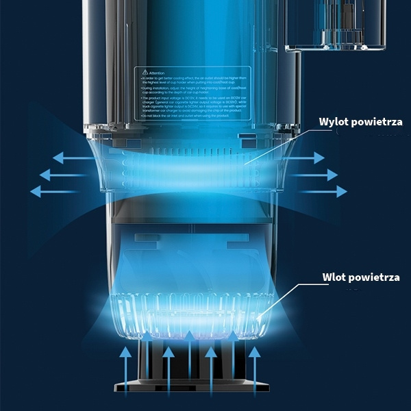 USAMS Scaldabevande per auto nero