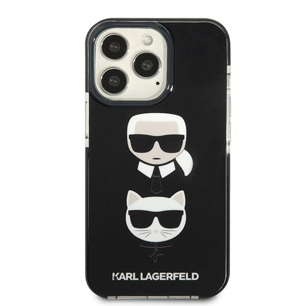 Karl Lagerfeld KLHCP13XTPE2TK iPhone 13 Pro Max 6,7" hartcase schwarz/schwarz Karl&Choupette Head