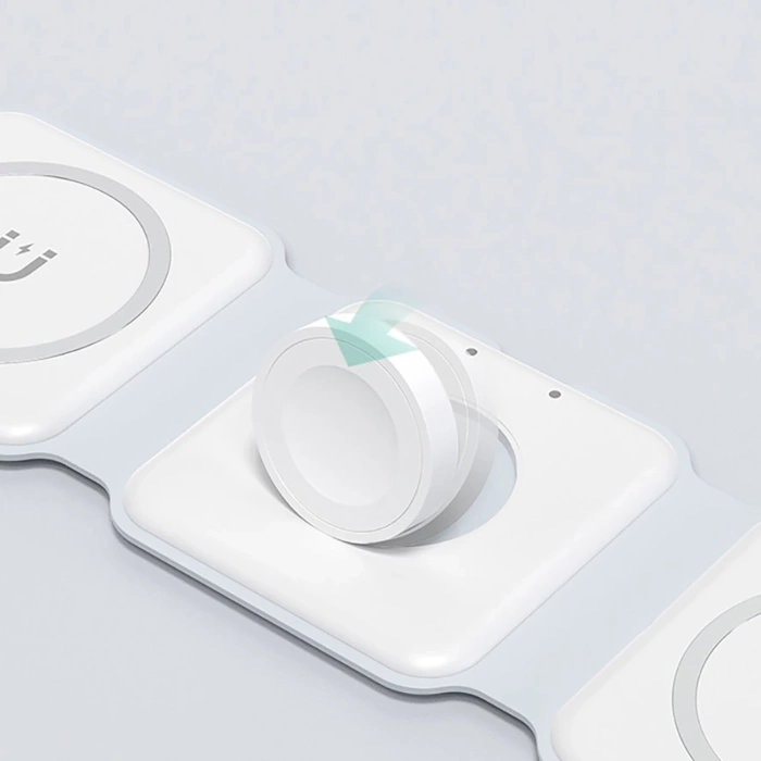 Dudao A11N 15W 3in1 induktives Ladegerät – weiß