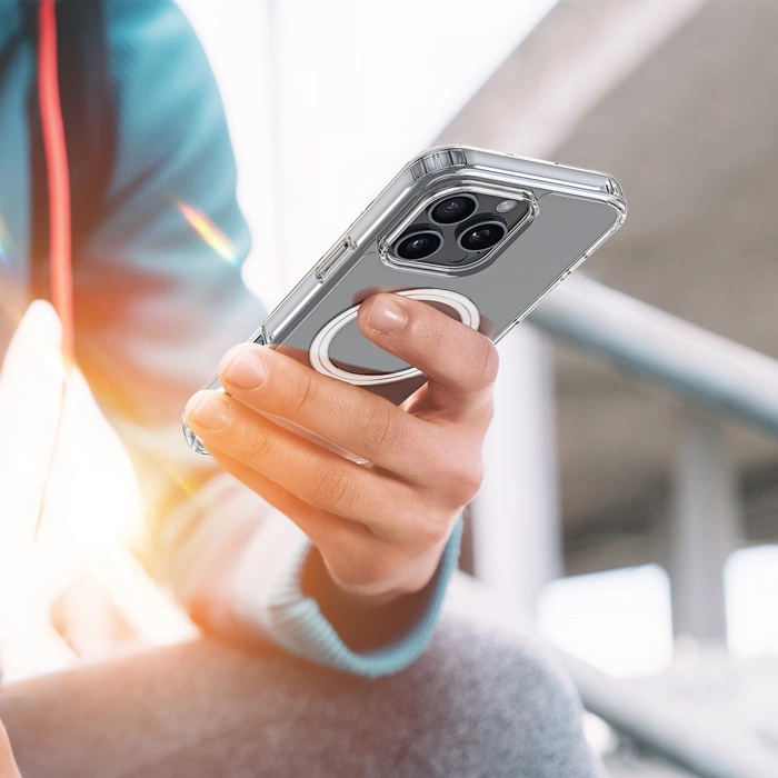 Dux Ducis Clin Mag Hülle mit MagSafe für iPhone 16 Pro Max – transparent