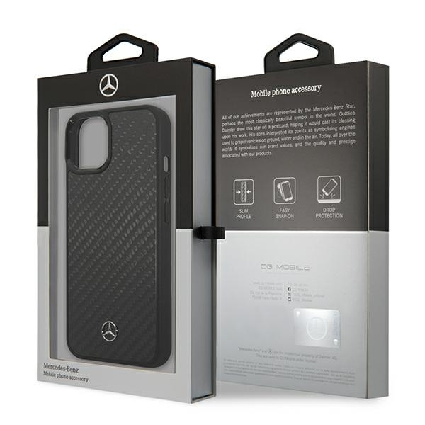 Mercedes MEHCP13SRCABK iPhone 13 mini 5.4" black/black carbon hardcase Dynamic Line