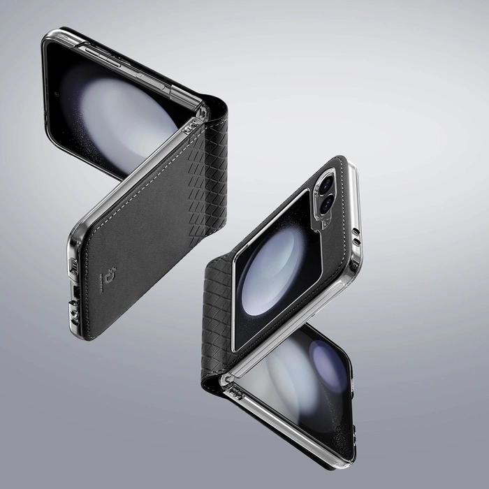 Dux Ducis Brill leather case for Samsung Galaxy Z Flip 6 - black
