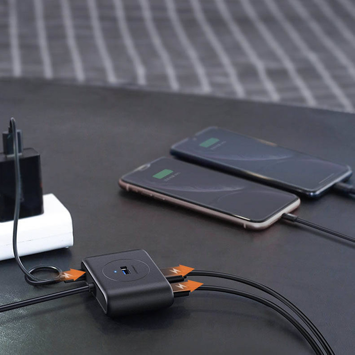 Ugreen multifunkční USB HUB typ c - 4 x USB 3.0 1m bílý (CR113)