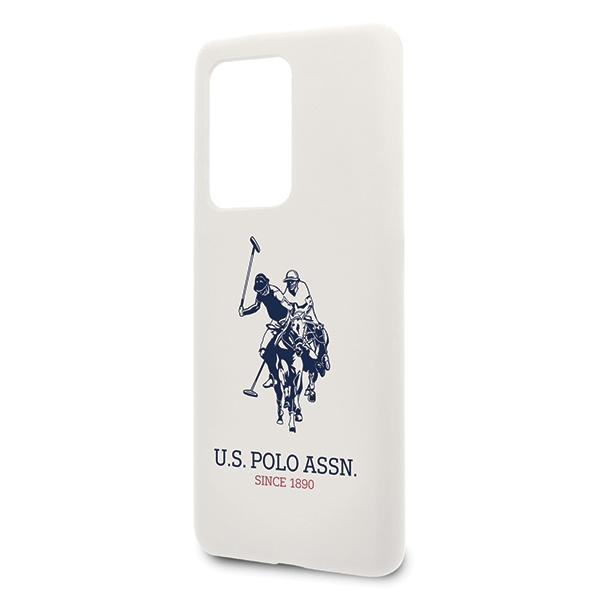 Pouzdro US POLO Samsung Galaxy S20 Ultra Silicone Collection White Case