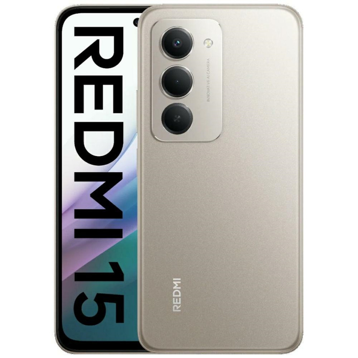 Smartfon Xiaomi Redmi 15 6/128GB         titanium