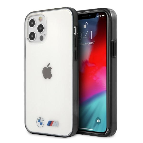 Pouzdro BMW Apple iPhone 12 Pro Max Sandblast Clear Hardcase