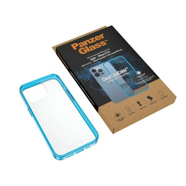 PanzerGlass ClearCase iPhone 13 Pro 6.1" Antibakteriell Militärische Qualität Bondi Blau 0336