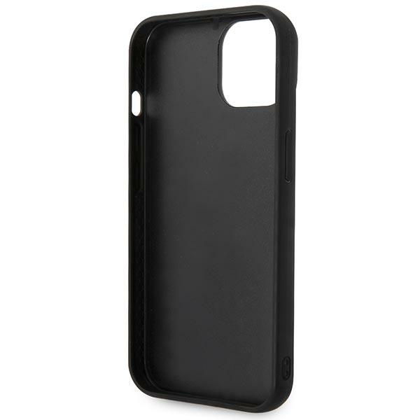 Karl Lagerfeld KLHCP14SPSQPK iPhone 14 6.1" hardcase black/black Puffy Ikonik Pin