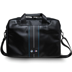 BMW Bag BMCB15COMSCAKL 16" Noir/Noir Carbone Rayures Bleues