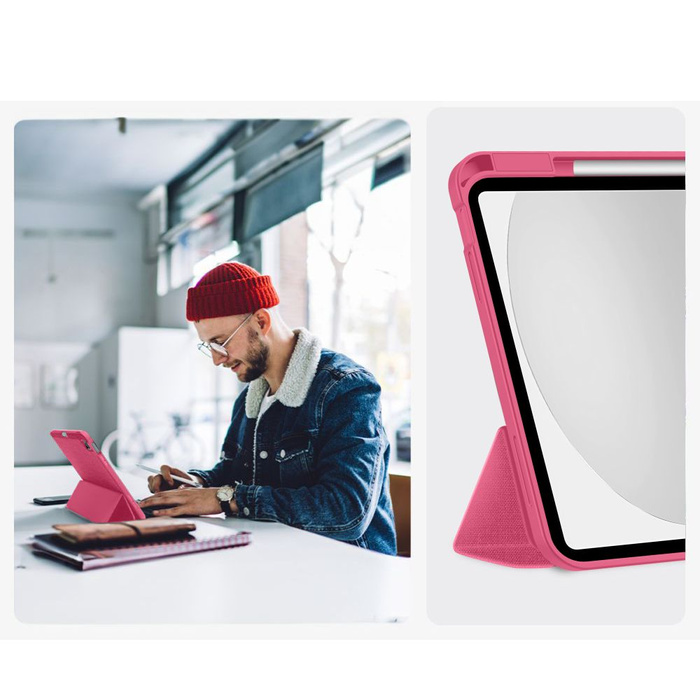 TECH-PROTECT SC PEN CANVAS IPAD 10.9” 10 / 2022 / 11” 11 / 2025 MAGENTA BLOOM