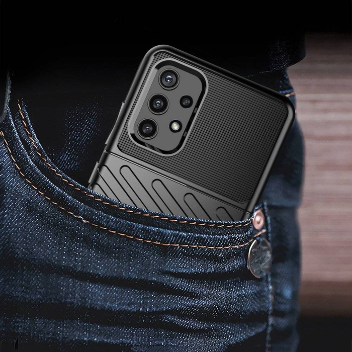 Thunder Case Flexibel Robuste Panzer Handyhülle TPU Schutzhülle für Nokia 5.4 schwarz