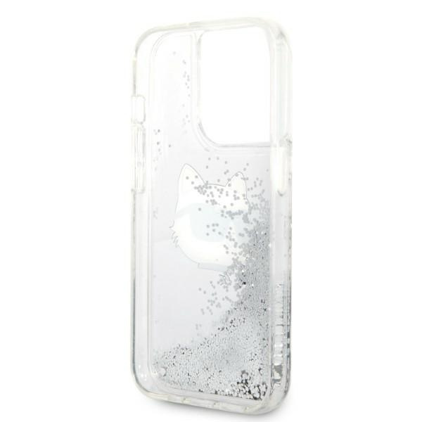 Karl Lagerfeld KLHCP14XLNCHCS iPhone 14 Pro Max 6,7" silver/silver hardcase Glitter Choupette Head