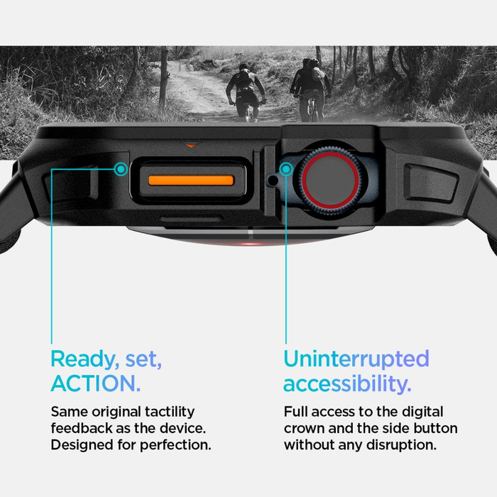 Correa Spigen Apple Watch MATTE LITE FIT "PRO" 10 (46 MM) NEGRO