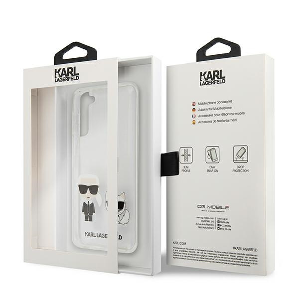 Coque KARL LAGERFELD Samsung Galaxy S21 Plus Karl & Choupette Clear Hardcase