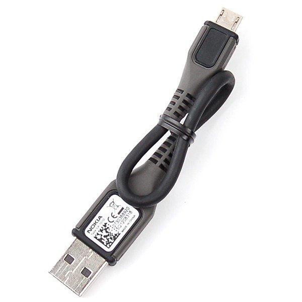 Krátky Kábel Micro USB pre notebook NOKIA CA-101D Asha C3 E52 N8 Lumia 930 950