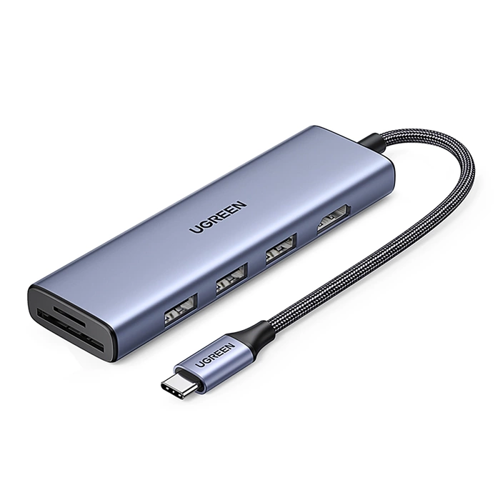 Adapter HUB UGREEN CM511 USB-C to HDMI, 3x USB-A 3.0, SD/TF