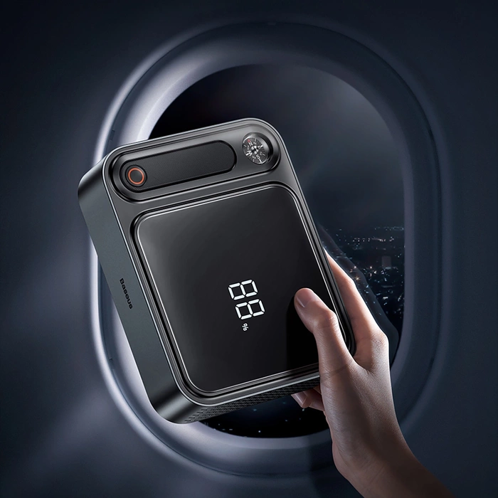 Powerbank Starthilfe 3000A Baseus Super Energy Ultra - schwarz