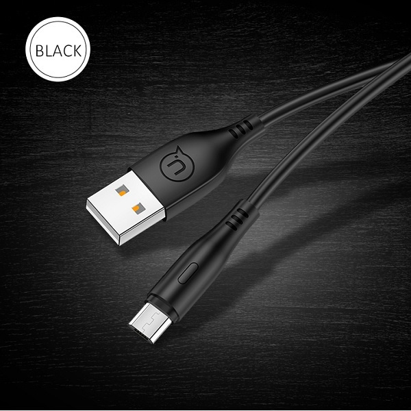 Cavo USAMS MicroUSB 2A Fast Charge 1m Nero