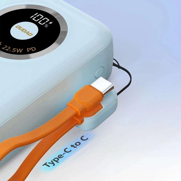 Powerbank Dudao K21Pro Mini 20000mAh 22.5W - niebieski