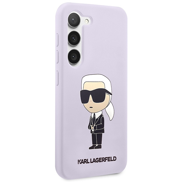 Obal Karl Lagerfeld Silicone Nft Ikonik - Obal Samsung Galaxy S23 (fialový) Case