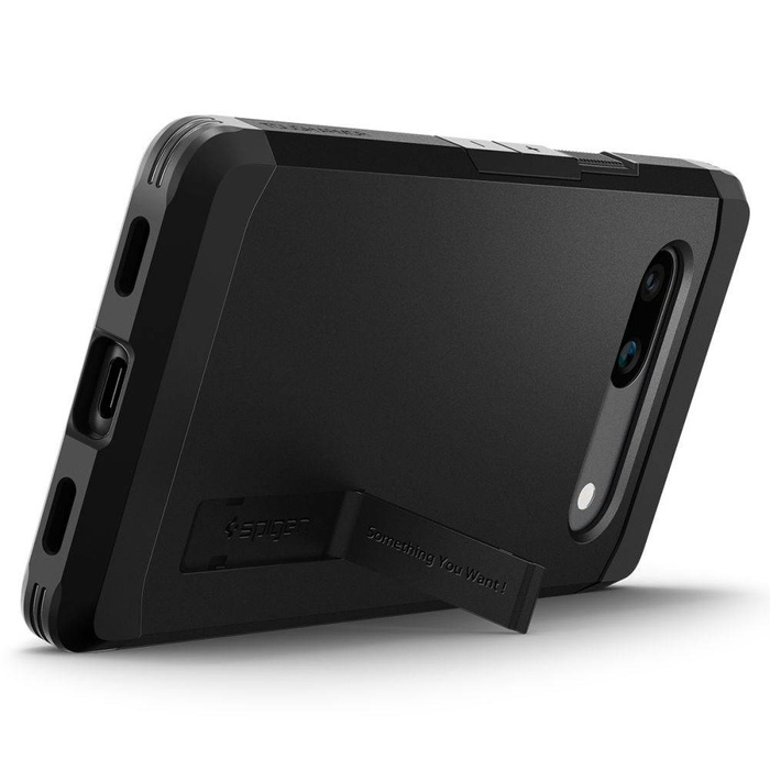 Hülle Spigen Tough Armor Google Pixel 7A Schwarz Case