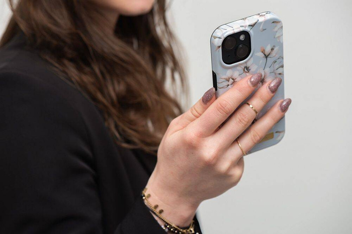 FORCELL F-PROTECT Mirage futerał kompatybilny z MagSafe do IPHONE 15 Plus spring flowers