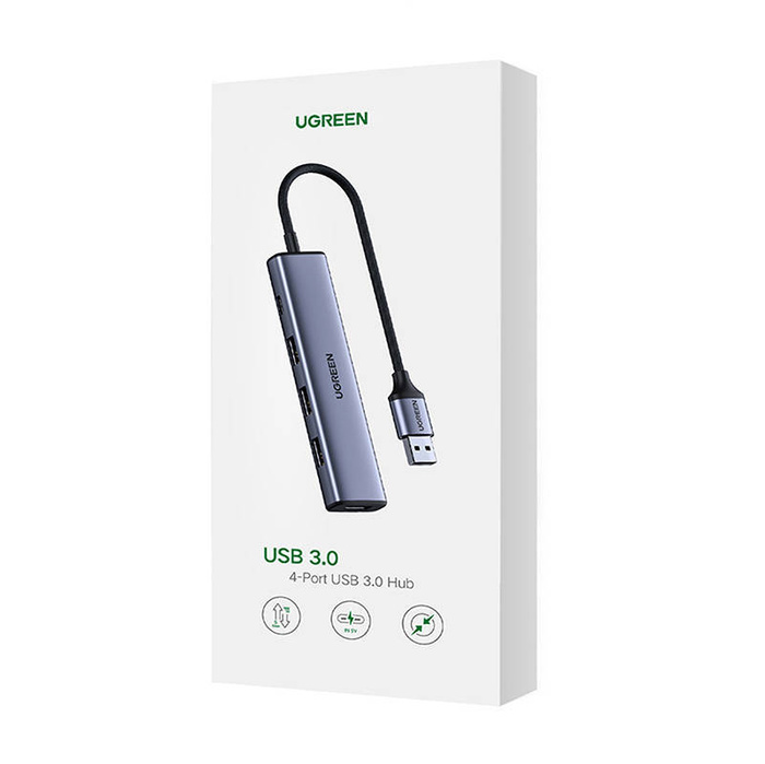 Hub UGREEN Adaptador 5en1, USB a 4x USB 3.0