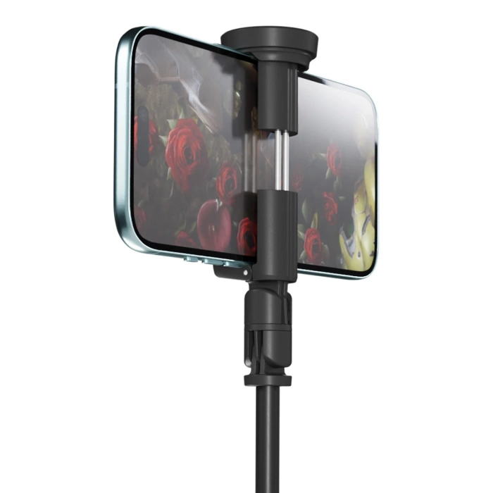 Selfie-Stick Wozinsky WRZP1 mit automatisch ausfahrbaren Beinen, Stativfunktion, 1,7m - schwarz