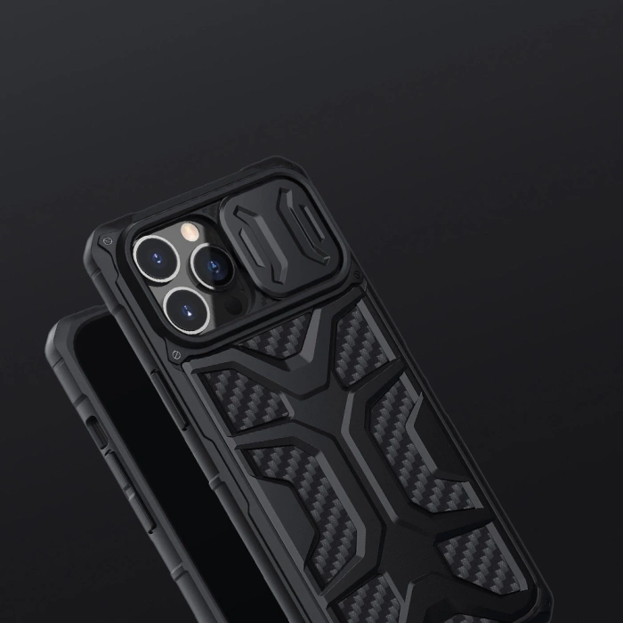 Etui Nillkin Adventurer Case etui do iPhone 13 Pro pancerny pokrowiec z osłoną na aparat czerwony