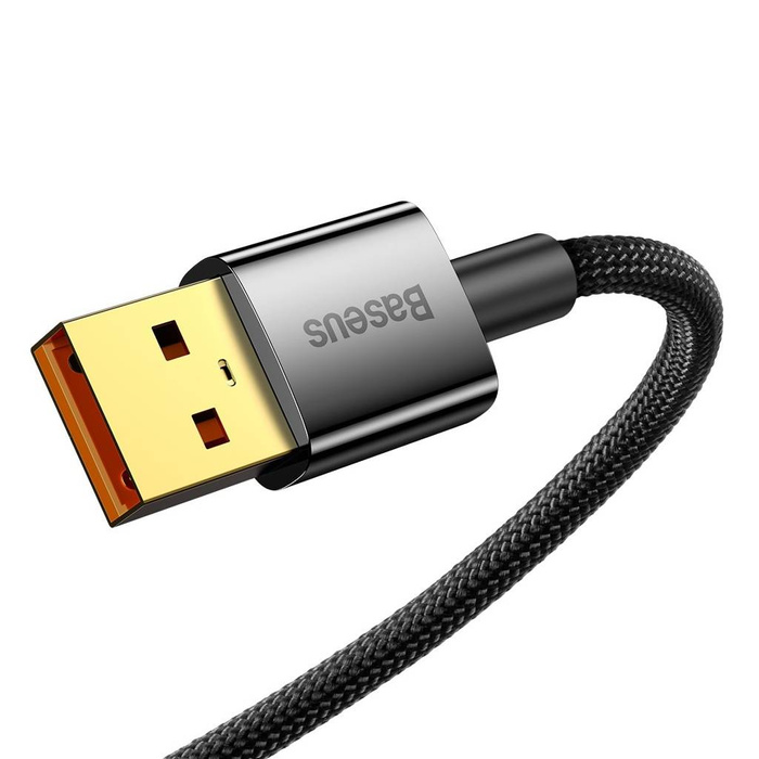 Baseus Explorer Series Auto Power-Off Fast Charging Data Cable USB to Type-C 100W 1m Black