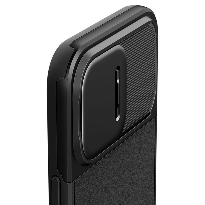 Hülle Spigen Optik Armor Mag MagSafe iPhone 15 Pro Schwarz